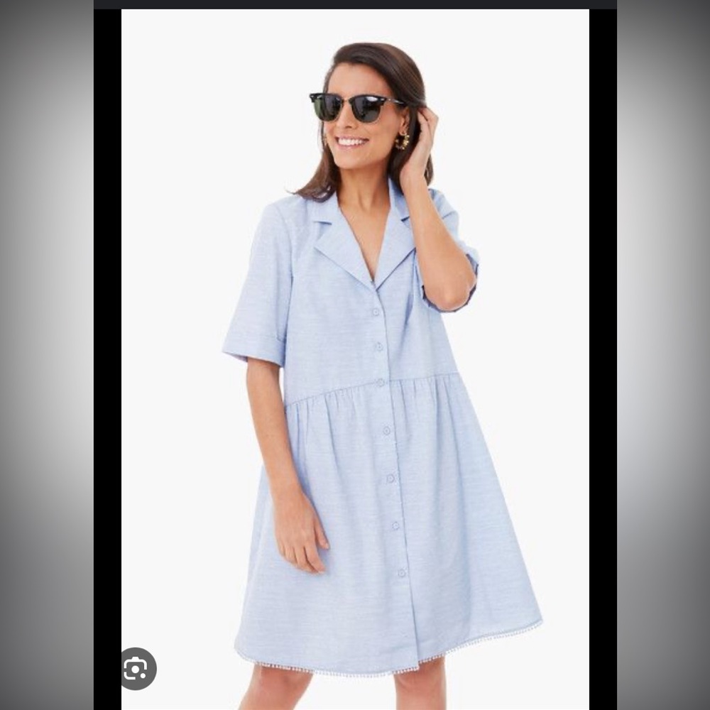 Tuckernuck Light Blue Button-Down Dress